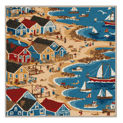  Tapis lavable Coastal Town