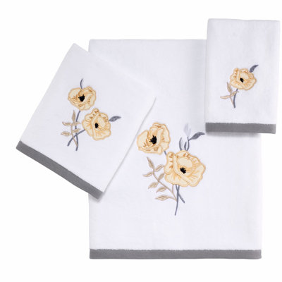 UltraSoft Cotton Towel Trio - Marielle Collection