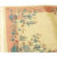 High-Quality Hand-Knotted Ivory And Peach Area Rug