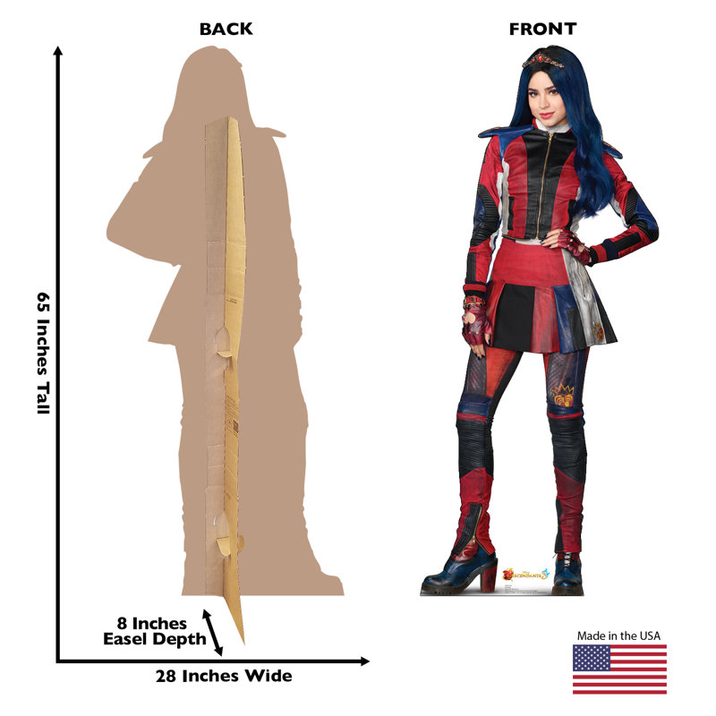 Accroche en carton descendants 3 disney Evie