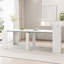 Table de salle à manger extensible moderne avec rangement-2104471522