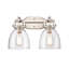 Éclairage pour meuble-lavabo mural 2 lumières 7 po Badillo-378436015-378436010