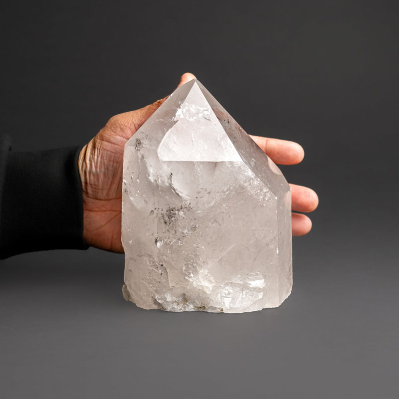 Genuine Polished Clear Quartz Point From Brazil (5.35 Lbs)
