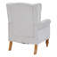 Fauteuil rembourré avec table d'appoint en bois massif-87189141