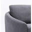 Causeuse en lin gris yuina