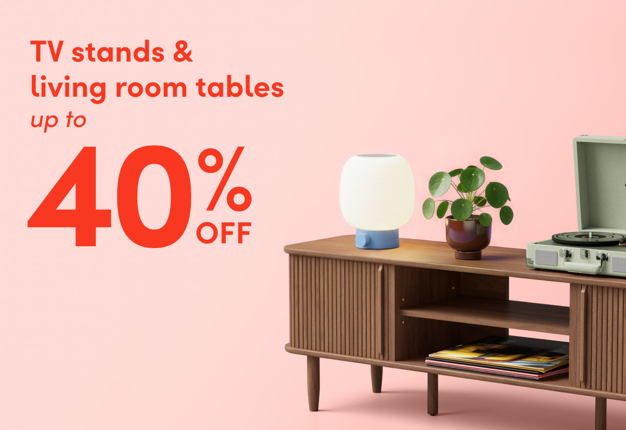 TV stand & living room table sale
