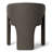 Modern Water-Resistant Linen Upholstered Dining Chairs Set Of 2 With Curved Open Back-2012279395
