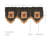 Medomak Cotton Geometric Scalloped Window Pelmet-1867123341