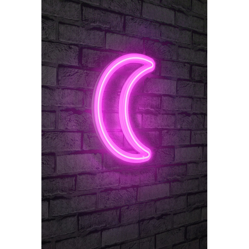 Bande lumineuse néon flexible à DEL, étanche IP67, couleur rose, 12 V DC, 14,2 x 9,8 x 0,8 pouces | Gabarit en mousse de PVC, système de suspension murale intégré, 20,2 watts | Parfait pour la décoration intérieure, les fêtes et l'éclairage d'ambiance