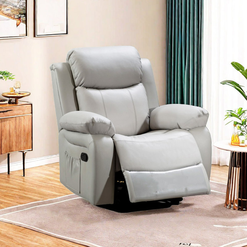 Fauteuil inclinable Isuf, Beige gris
