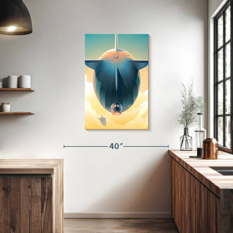 Mehar Blimps In The Sky, 36" H x 24" W