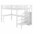 Loft Bed With L-Shaped Desk And USB,Wardrobe Shelf And LED-1317041160
