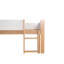 Mobilier de chambre à coucher contemporain au fini blanc naturel