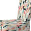 Beige Cubic Sophistication - Upholstered Modern & Contemporary Accent Side Chair