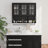 Bathroom Wall Cabinet, 3-Door Wooden Wall Cabinet with Open and Hidden Storage Space-947513018