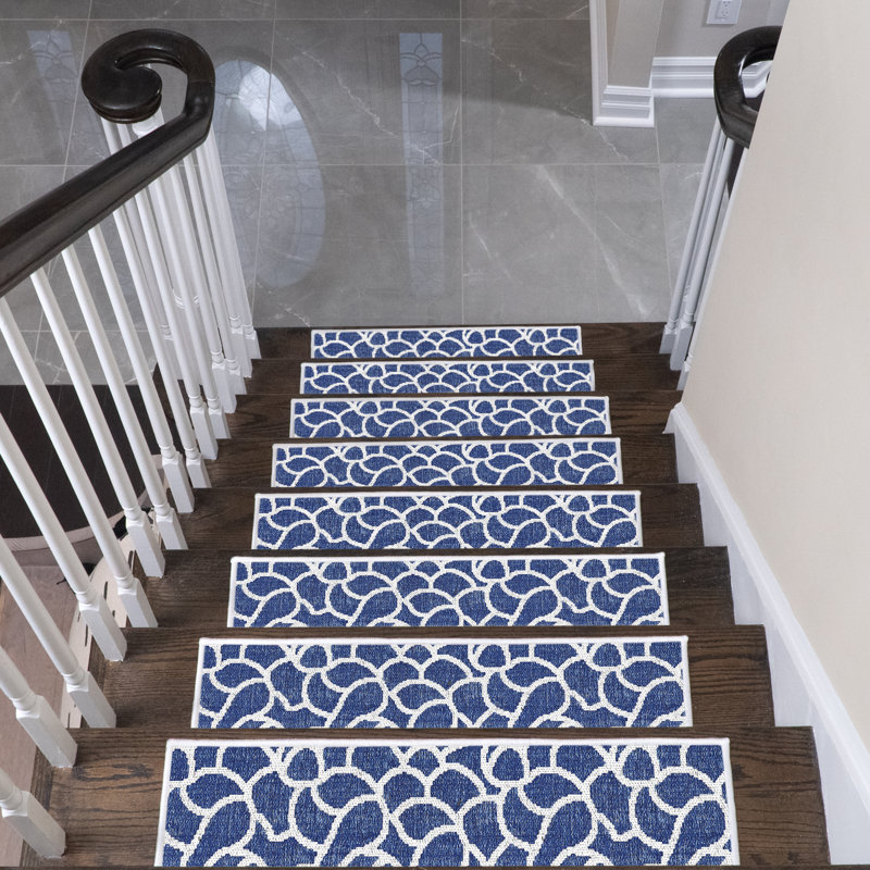 Tapis d'escalier intérieur antidérapant Jelinek, Jaune crème banane