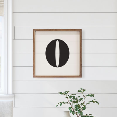 Carré classique numéro zéro blanc