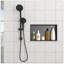 Niche de douche en acier inoxydable 21 po x 13 po, noir bronze-129202679-129202680