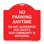 Enseigne Signmission Designer Series - Ne vous garez pas en tout temps - Ne mettez pas notre sécurité en danger. Notre communauté veille | Enseigne architecturale en aluminium de gros calibre vert et blanc 18 po x 24 po | Fabriqué aux États-Unis