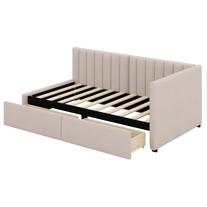 Lit de jour Tikiya, Beige