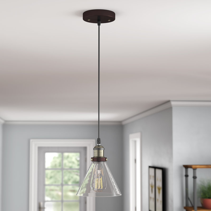Luminaire suspendu conique à 1 lumière Gosho