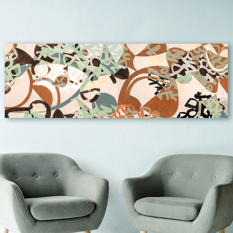 Abstract: Morbid Absolution - Wrapped Canvas Print, 35cm H x 100cm W x 4cm D