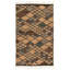 Tapis unique brun clair en laine noué à la main de style nouvel âge Indo 5 pi x 8 pi 2 po Grogan