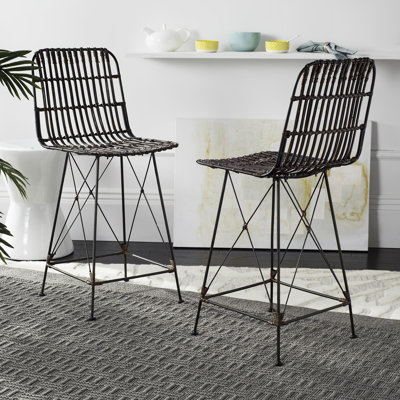 Counter Stool with Metal Frame