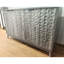 Armoire de rangement moderne avec relief en losange pour chambre à coucher - Buffet gris avec tablettes mobiles, entrée, salle à manger
