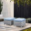 Repose-pieds d'extérieur avec coussin Bonia-88141760