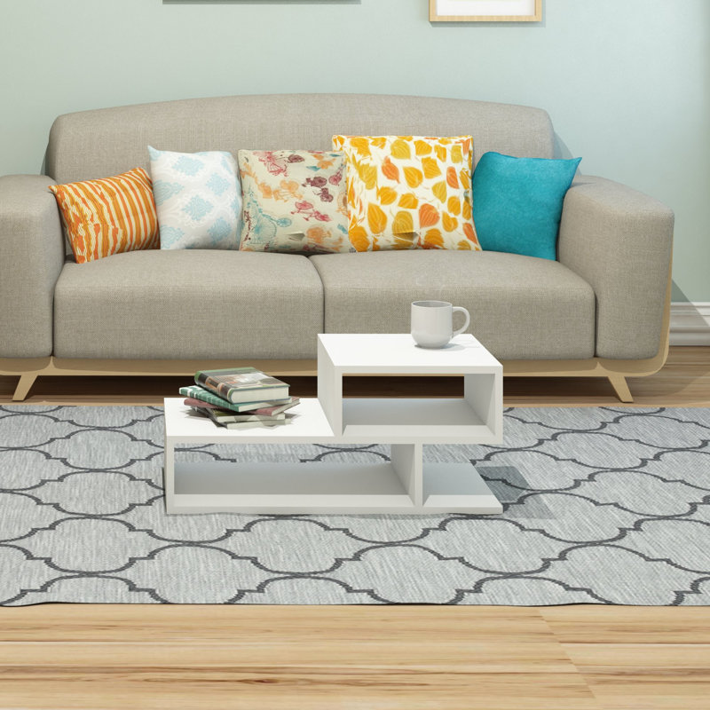 Table basse avec rangement Stigall