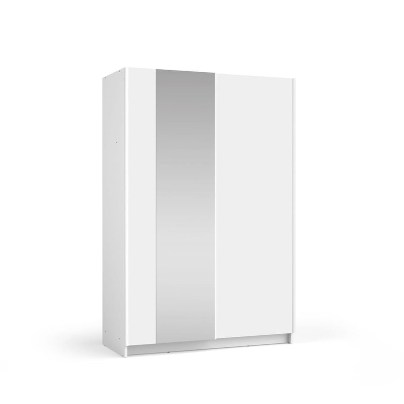Takenya 2 Door Manufactured Wood Wardrobe, White