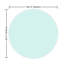 Isola Round Glass Table Top, Bevel Edge-96554229