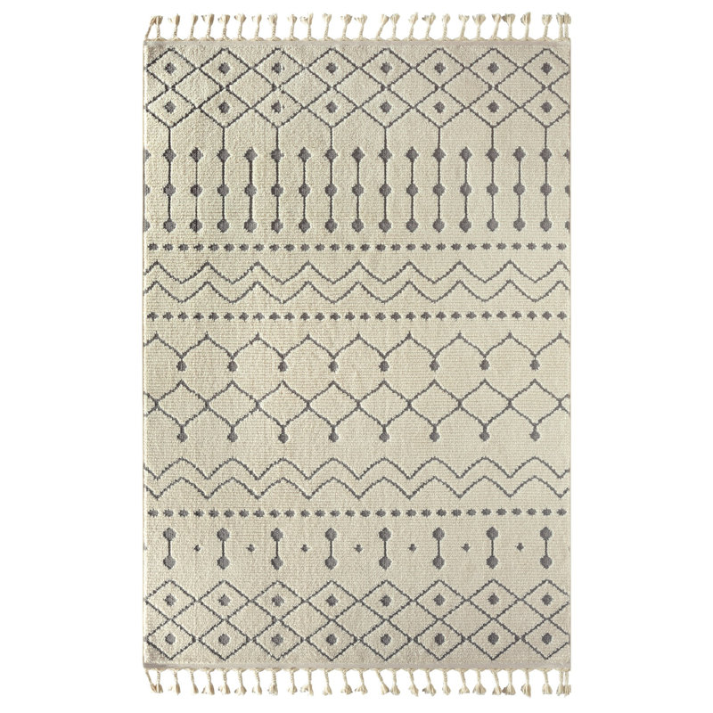 Videlle Moroccan Indoor Rug, Rectangle 4'4" x 8'3"