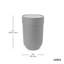 Touch Trash Can with Lid for Office, Bedroom, Bathroom, 1.6 Gallon (6 L)-40514570