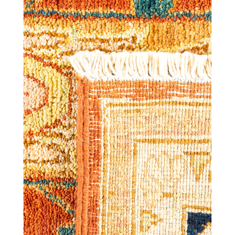 Shelyn One-of-a-Kind 9' 0" X 11' 10" Hand Knotted Area Rug