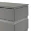 Coffres verticaux en bois Arielah Marchan, gris