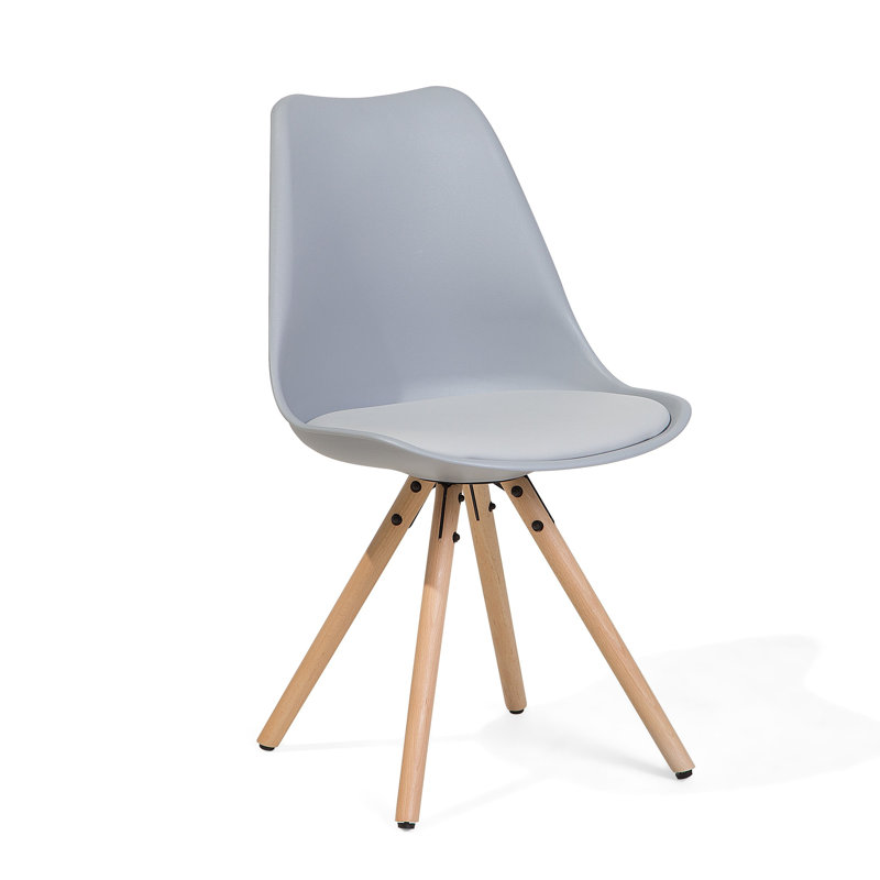 Arvilla 48cm H Polyester Blend Upholstered Side Chair, Grey