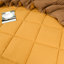 All Season Reversible Down Alternative Comforter Set with Shams - Breathable, Soft, Fluffy-521907556-521907548