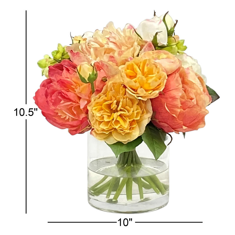 Roses Floral Arrangement in Vase