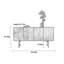 Buffet simple, moderne et luxueux