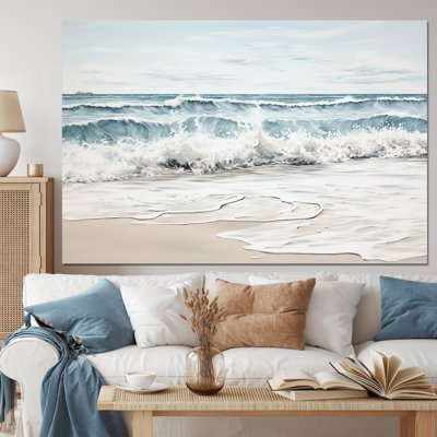 Beach Minimalism Landscape III - Coastal Beach Wall Art