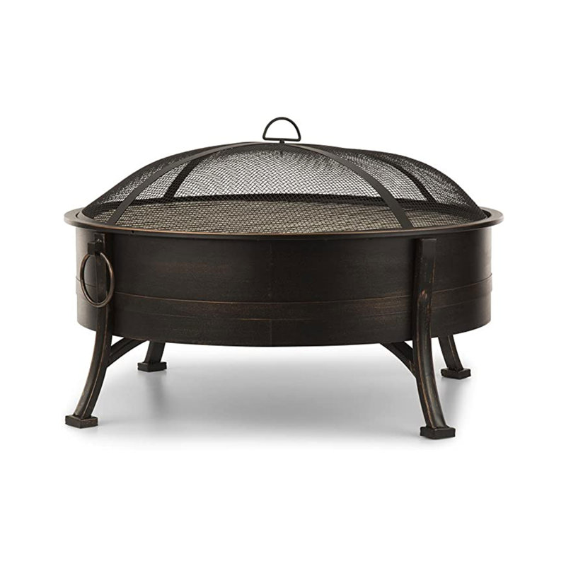 Round Stainless Steel Wood Burning Smokeless Fire Pit