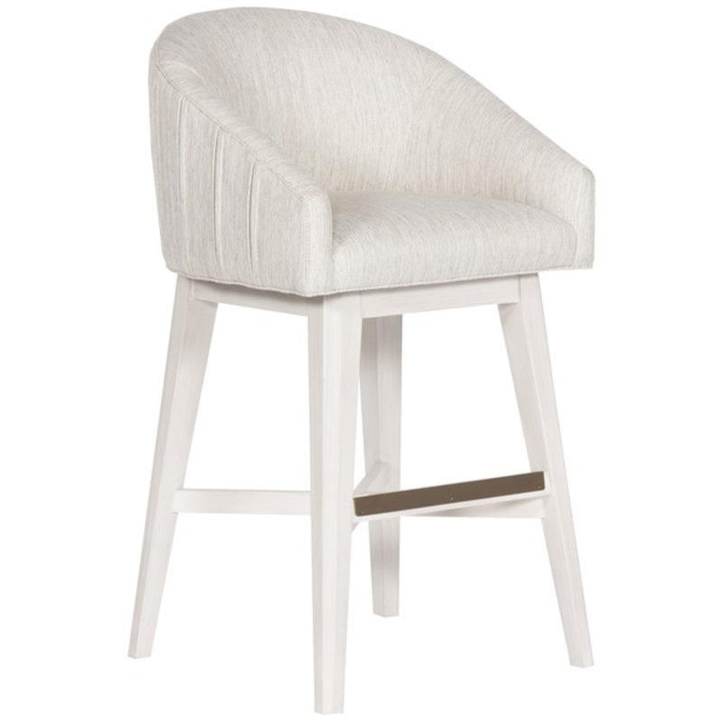 Make It Yours Wooden Retro Swivel Base Barstool, Bar Stool (32" Seat Height)