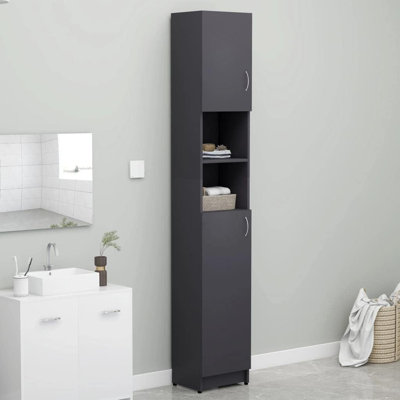 Dilsad Freestanding Linen Cabinet