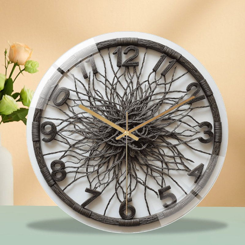 Horloge murale moderne 12 po