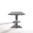 Leventis Weathered Gray Finish Dining Table