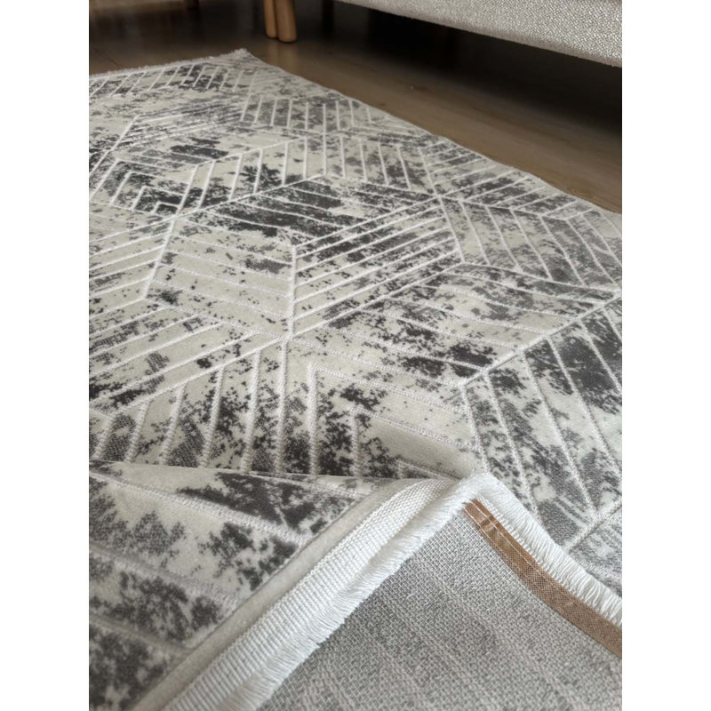 Tapis en coton Laneta avec envers antidérapant, Rectangle 2 pi 7 po x 4 pi 11 po