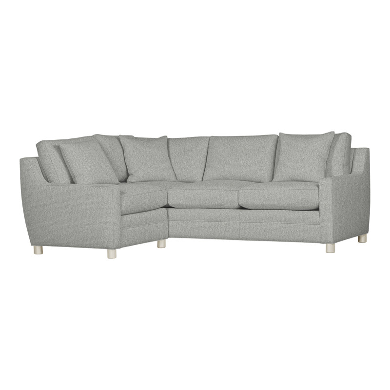 American Bungalow 2-Piece Fairgrove Sectional, Tarbee Dove, Wrenn
