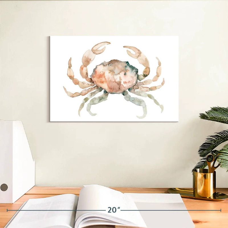 Crabe blanc Brampt, H 8 po x l 12 po